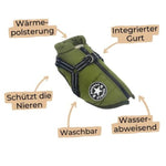 Furry - wasserdichte Hundejacke perfekt für die kalte Jahreszeit